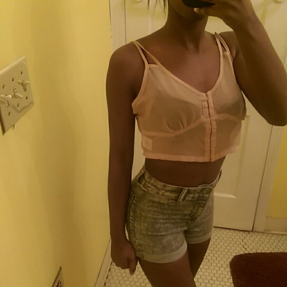 Kimchi Blue clasp crop top