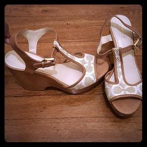 Coach platforms, very comfy, gently worn