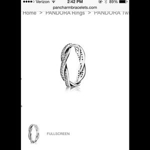 Pandora twist of fate ring