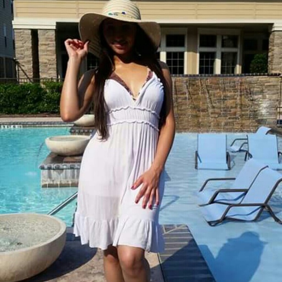 SOLD White summer dress