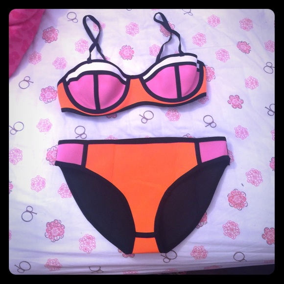 Other - Colorblock Neoprene Bikini