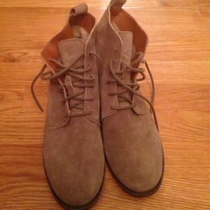 Suede ankle boots