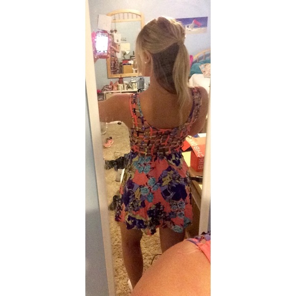 Pac Sun boho basketweave-backed dress - Picture 2 of 4