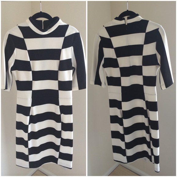 H&M Dresses - H&M Black & White Striped Dress H&M Dresses - H&M Black & White Striped Dress