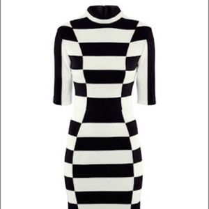 H&M Dresses - H&M Black & White Striped Dress H&M Dresses - H&M Black & White Striped Dress