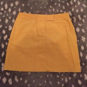 J Crew Corduroy Mini Skirt
