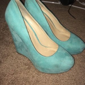 ❤️Turquoise wedges ❤️