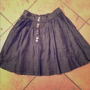 High Waisted Denim skirt