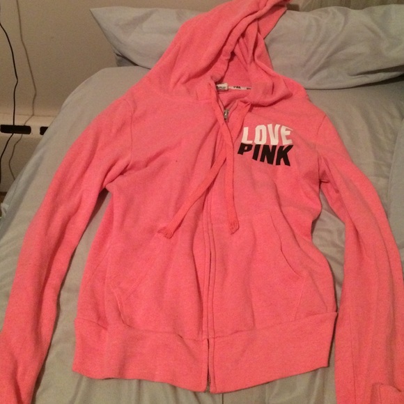 Pink Zip Up Hoodie