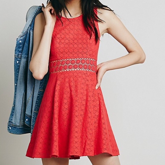 Free People Fitted with Daises Dress