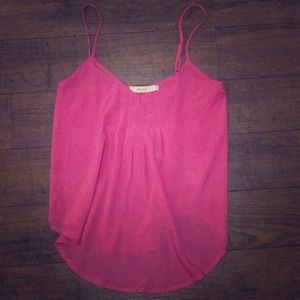 Lightweight pink cute tank top!