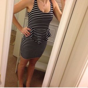 Sexy Bow back cut out dress