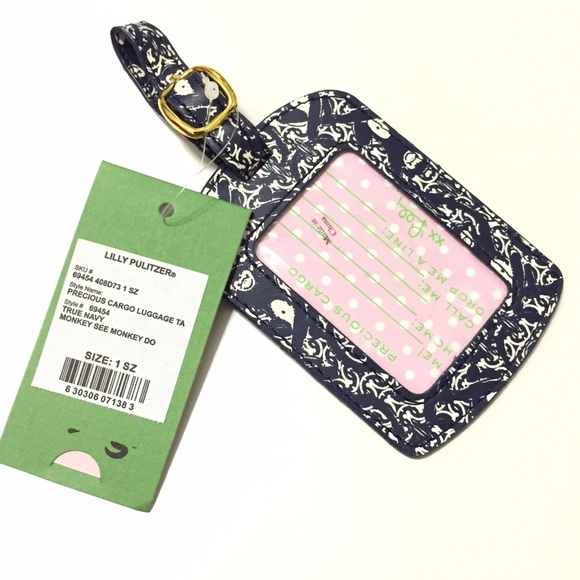💥Lilly Pulitzer luggage tag
