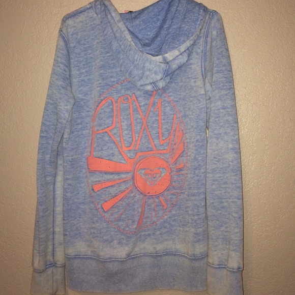 Roxy Blue Zip Up Jacket