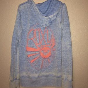 Roxy Blue Zip Up Jacket