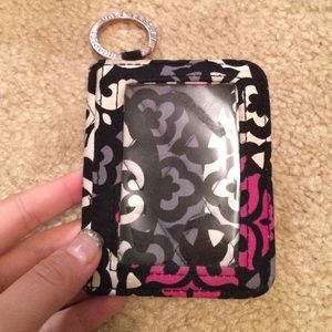 Vera Bradley ID case w/ lanyard*