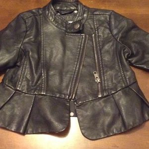 Baby leather jacket