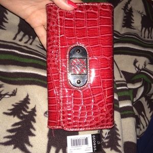George wallet/clutch red