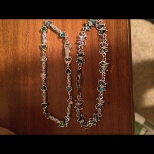 Heart and butterfly bracelets