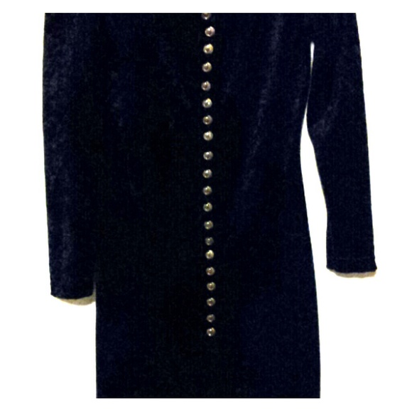 Black velvet MY WAY Dress sz M