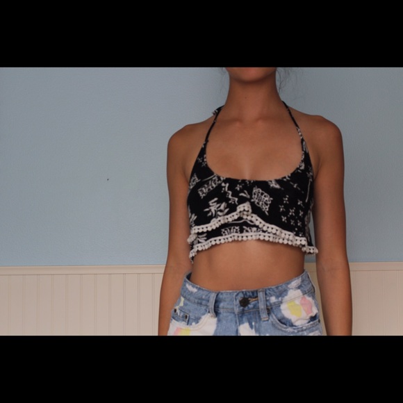 Super cute boho crop top