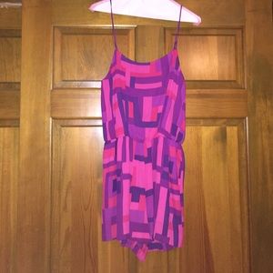 Alice + Olivia Pink/purple multi romper
