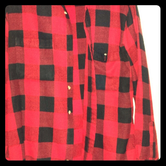 Mervyns Red Flannel Jacket