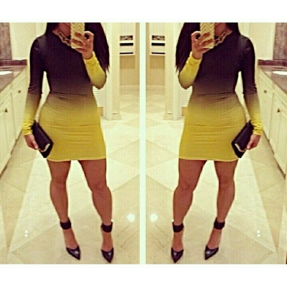 Yellow and Brown Dress!