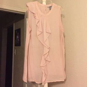 H&M Light Pink Sleeveless Shirt