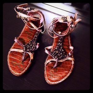 Sam Edelman Metallic flats!!!