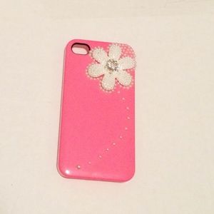iPhone 4/4S Pink Flower Case