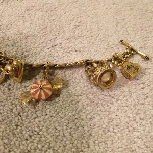 Juicy charm bracelet with three charms