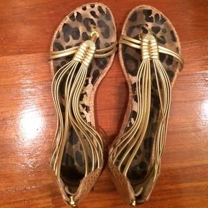 Gold Sam Edelman sandals size 8