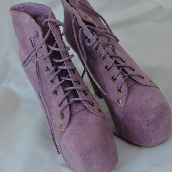 Pink Suede Jeffrey Campbell Litas