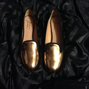 Cute bronze loafers