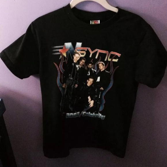 Nsync 2002 Celebrity tour official t-shirt .
