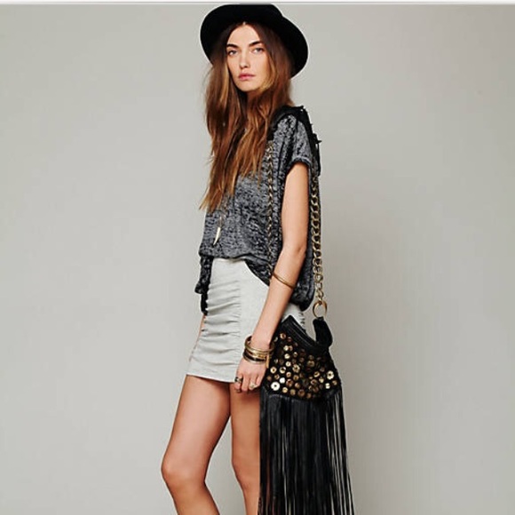FLORAL (not shown) high waisted scrunch skirt
