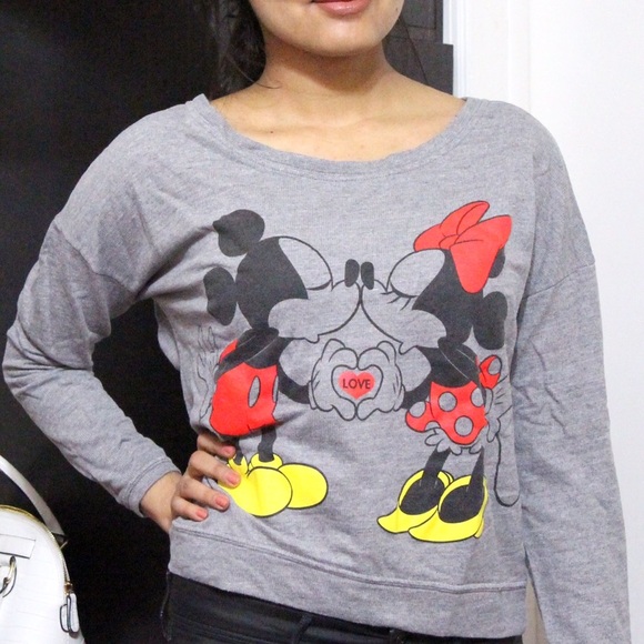 Grey Mickey Mouse sweatshirt