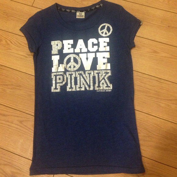 Navy blue Bling T shirt