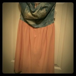 Jean top dress perfect for country concert