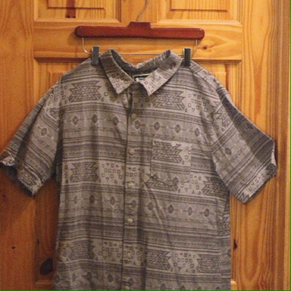 Modern Amusement (Grey Native) Button Up