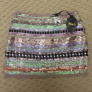 Beaded Miniskirt