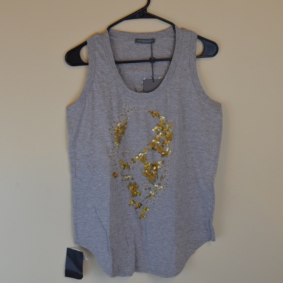 McQueen gray tank top.