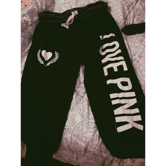 Pink sweatpants size small