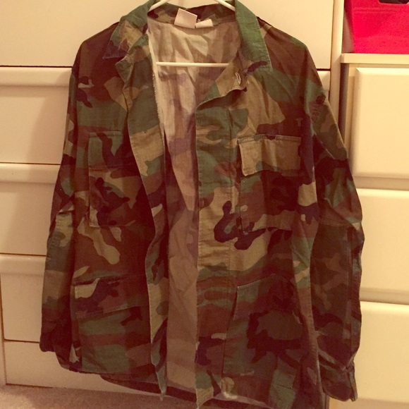 Vintage camo jacket.