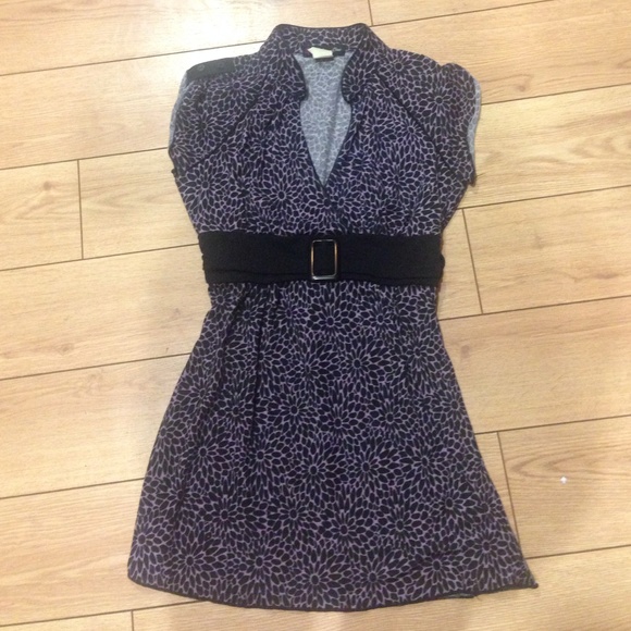 Black and purple top