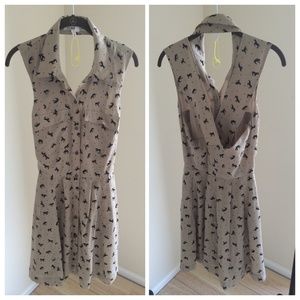 BCBGeneration Dresses - BCBGeneration Fossil Horse Print Dress BCBGeneration Dresses - BCBGeneration Fossil Horse Print Dress