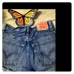 Levi high waisted shorts!