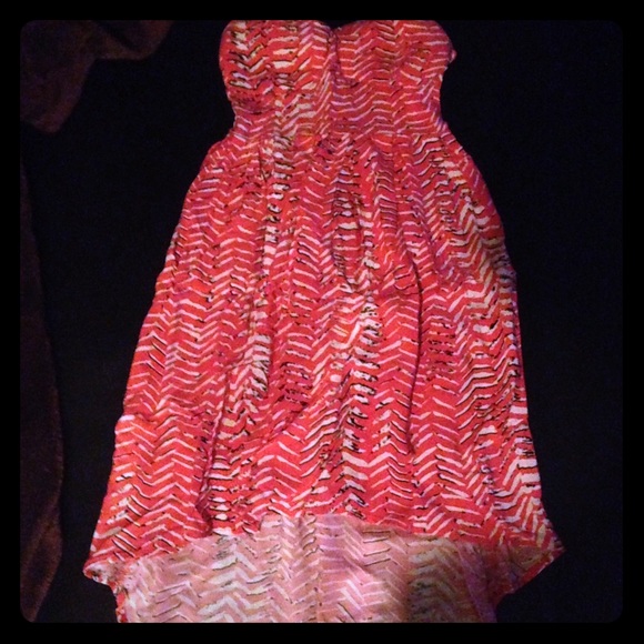 Summer dress high-low