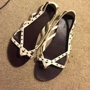 White sandal